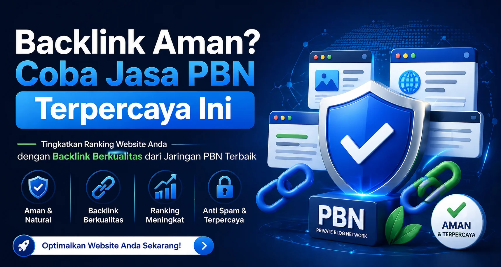 Backlink Aman Coba Jasa PBN Terpercaya Ini